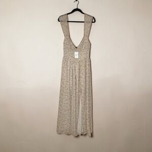 Forever 21 Sleeveless Maxi Dress Floral Spring Dress Medium New